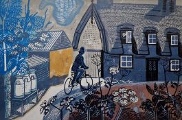 Edward Bawden RA (1903-1989) Linocut in colours on paper 