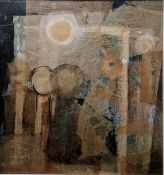 Joan Kinder (20th century)  Tissue paper collage  
