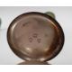 Silver pocket watch with subsidiary seconds dial, key winding, an enamelled small hairbrush, a - Image 3 of 7