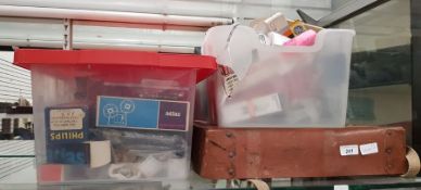 Three boxes of projector valves and bulbs, to include three GEC KT66 Valves, Atlas Projectors Lamps,