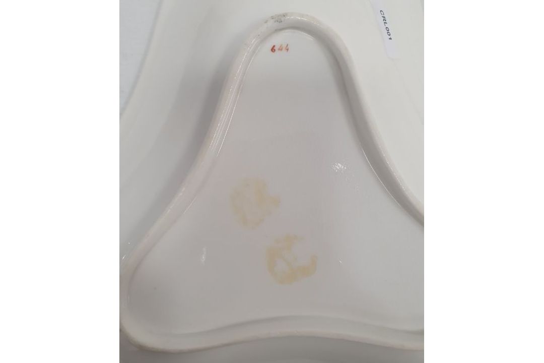Royal Doulton plate painted with Samlet amongst reeds by J Birbeck Senior, printed green marks circa - Image 4 of 5