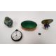 Silver pocket watch with subsidiary seconds dial, key winding, an enamelled small hairbrush, a - Image 2 of 7