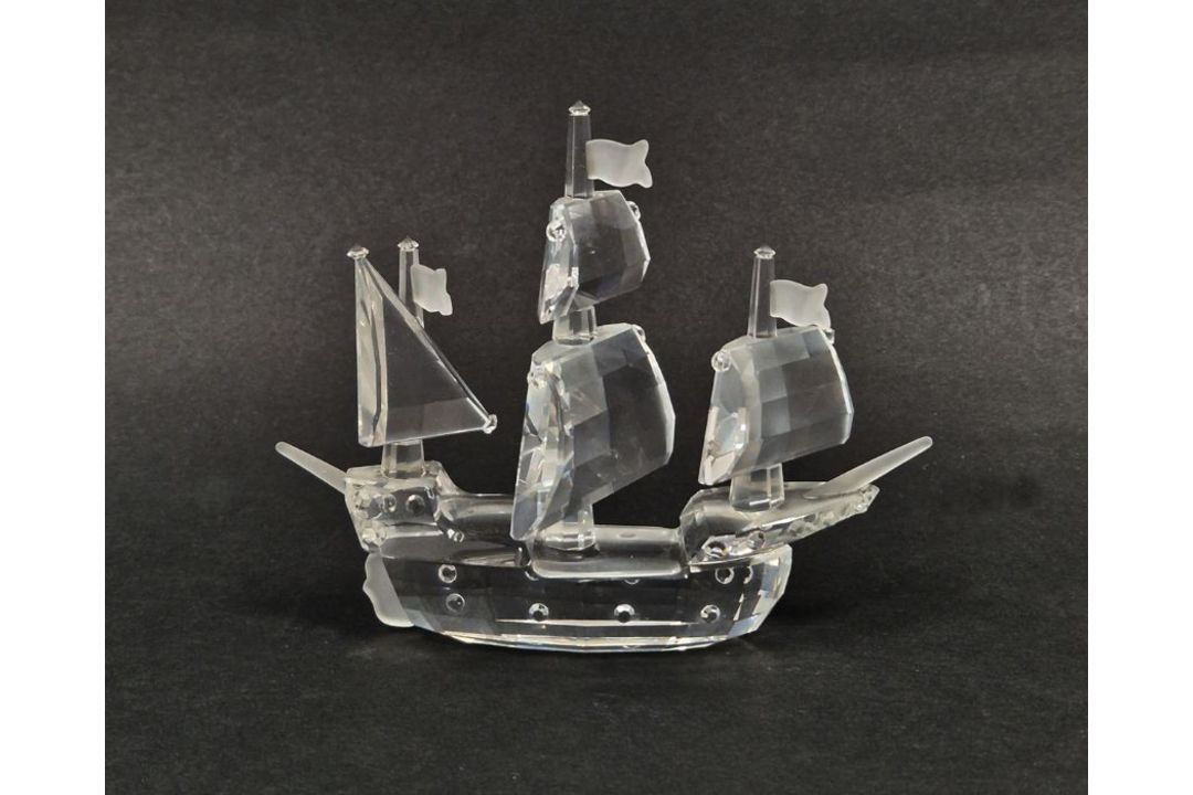 Swarovski model of Santa Maria (A7473NR000003) with titled mirror, with original box, 9.5cm high - Image 1 of 2