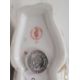 Pair of Royal Crown Derby bone china imari pattern mythical beast candlesticks, each modelled as a - Image 4 of 4