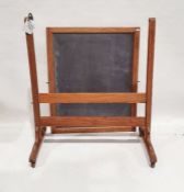 Vintage oak-framed slate blackboard