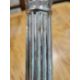 Victorian set of four large silver candlesticks, of Corinthian column form, on square bases, - Image 17 of 31