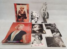 Quantity Marilyn Monroe photographs, some with signatures, calendars and other Marilyn ephemera (1