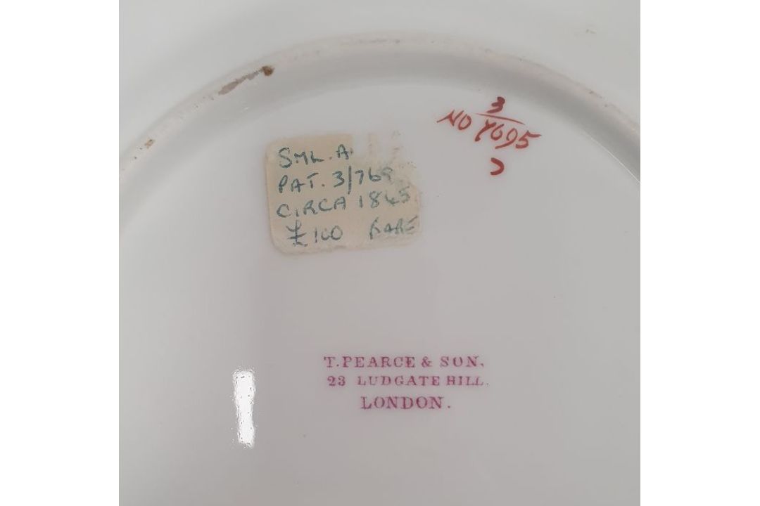 Royal Doulton plate painted with Samlet amongst reeds by J Birbeck Senior, printed green marks circa - Image 2 of 5