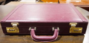 Leather briefcase