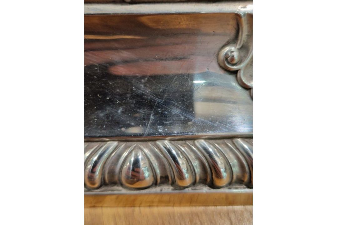 Victorian set of four large silver candlesticks, of Corinthian column form, on square bases, - Image 14 of 31