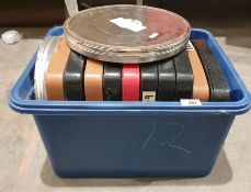 Collection of Our Gang 16mm movie films including No Noise (2 copies), Elephants Elbow, Good Old
