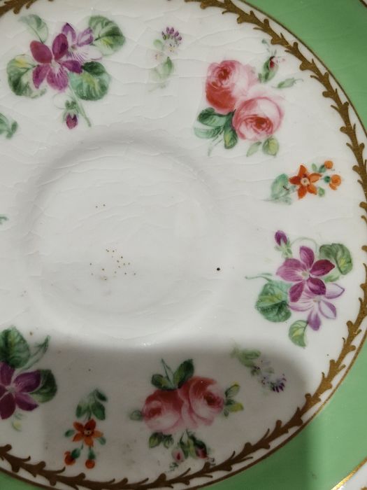 Group of English and continental 19th/early 20th century porcelain tea and coffee cups and - Image 12 of 22