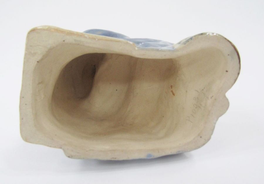 Carter Stabler Adams Poole pottery lavender figure by Phoebe Stabler, the seated woman wearing - Image 9 of 10