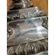 Victorian set of four large silver candlesticks, of Corinthian column form, on square bases, - Image 11 of 31