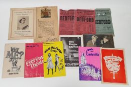 Quantity theatre programmes, Air Force World Time and other ephemera, onyx table lighter and other
