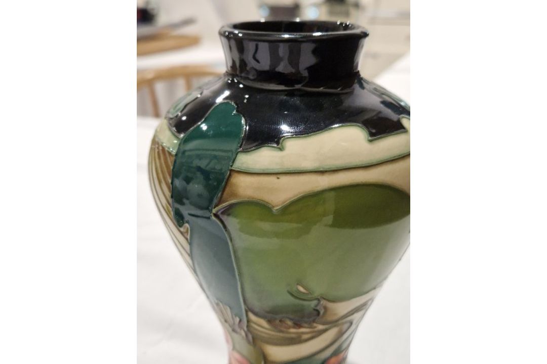 Moorcroft inverted baluster vase and cover, circa 2006, printed and painted marks, tubelined with - Image 10 of 15