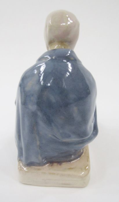 Carter Stabler Adams Poole pottery lavender figure by Phoebe Stabler, the seated woman wearing - Image 8 of 10