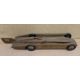 Kingsbury Golden Arrow clockwork tinplate landspeed record car with Uk flags to tail - Image 2 of 4