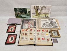 Assorted collectables including a Prince Philip Duke of Edinburgh and Queen Elizabeth II 1972 silver