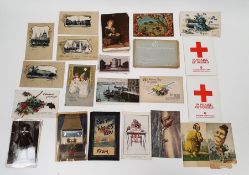 Transformation card by the Photochrom Co Ltd, possibly 1913 'O What a Difference in the Evening at