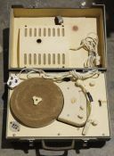 Vintage Philips record player in case