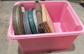 Assorted animated cartoons on 16mm film including Tom and Jerry – Triple Trouble and Timid Tabby,