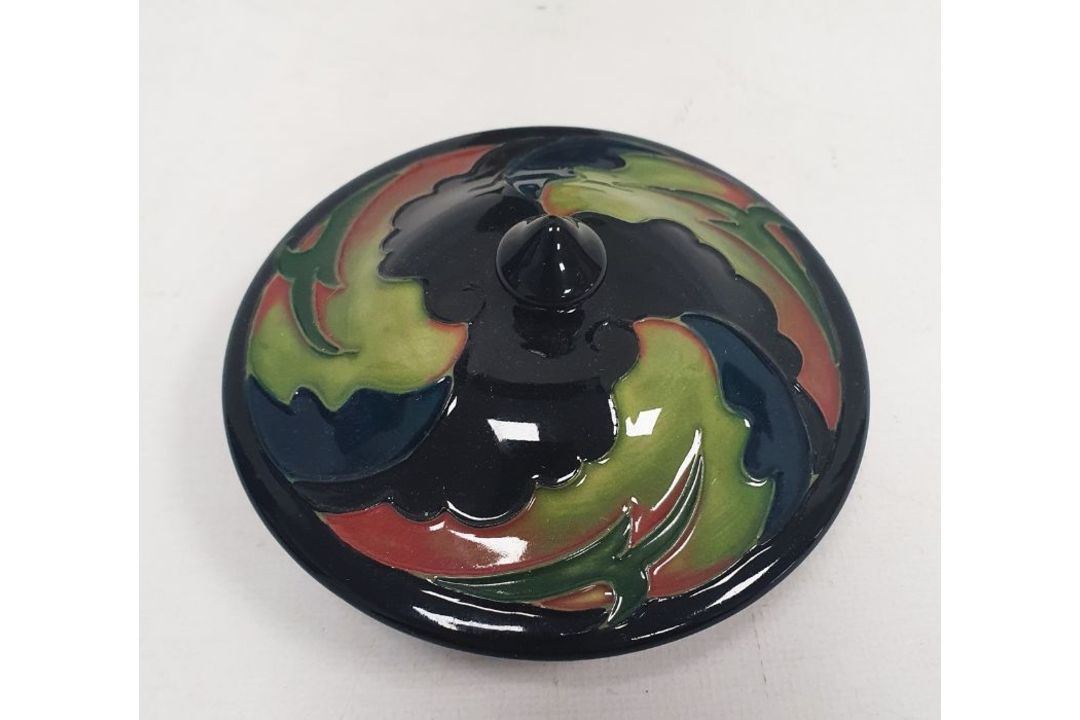 Moorcroft inverted baluster vase and cover, circa 2006, printed and painted marks, tubelined with - Image 4 of 15