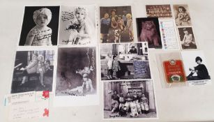 Quantity of signed photographs of Our Gang, Jean Darling and 