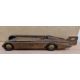 Kingsbury Golden Arrow clockwork tinplate landspeed record car with Uk flags to tail - Image 3 of 4