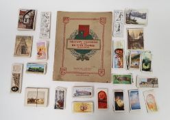 Quantity cigarette cards, some in albums