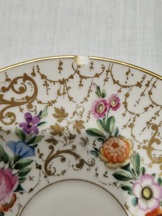 Group of English and continental 19th/early 20th century porcelain tea and coffee cups and - Image 9 of 22