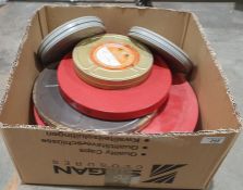 Assorted animated cartoon films on 16mm film including Tom and Jerry – 14 inch reel with “Tot