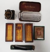 Three puzzles from the RJ Series of Puzzles, to include 'The See-saw', 'The Dovecote' and 'The