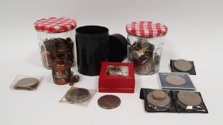 Quantity sundry coinage to include US dollar 1977