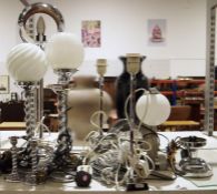 Collection of modern table lamps