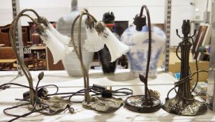 Four modern table lamps (4)