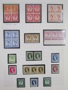 GB & thematic stamps: with face value c £70 within collection, blue album and stock book with pack