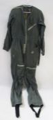 A  20th century compression flying suit, RAF, commonly known as the 'fairy suit' - think 'Top Gun,