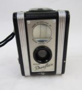 Voigtlander Brilliant TLR camera, together with a Kodak Duaflex camera, Zeiss Ikon box tengor camera