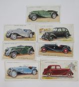 Quantity of various 20th century cigarette cards and postcards (2 boxes)