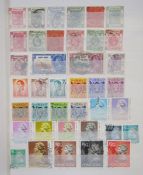 Br Empire stamps: Two green stock-books of mainly QV-QEII Maltese mint and used issues up to 10/-