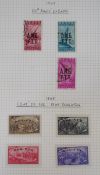 Trieste stamps: range of mint or used mainly commemoratives from late 40s/early 50s on 17 pages