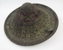 Late 19th/early 20th century Abyssinian shield, from Ethiopia, of circular form, with embossed and