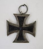 WWI German Iron Cross together with a WWI German officer's sword to the regiment number 2.