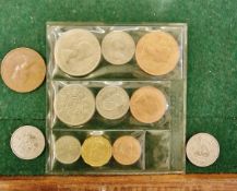 A wonderful collection of English coins from the following monarchs: William and Mary, William