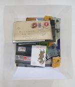 GB stamps: plastic box of QEII pre-decimal booklets up to 10/- (c50) and presentation packs (20+)