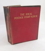 World stamps: ‘The Ideal’ album of foreign countries Vol 1, 8th Edition, dated by owner 1934,