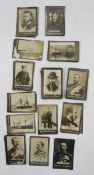 Approximately 130 Ogdens cigarette cards, 1900s 'Guinea Gold' sepia photographic ships, important