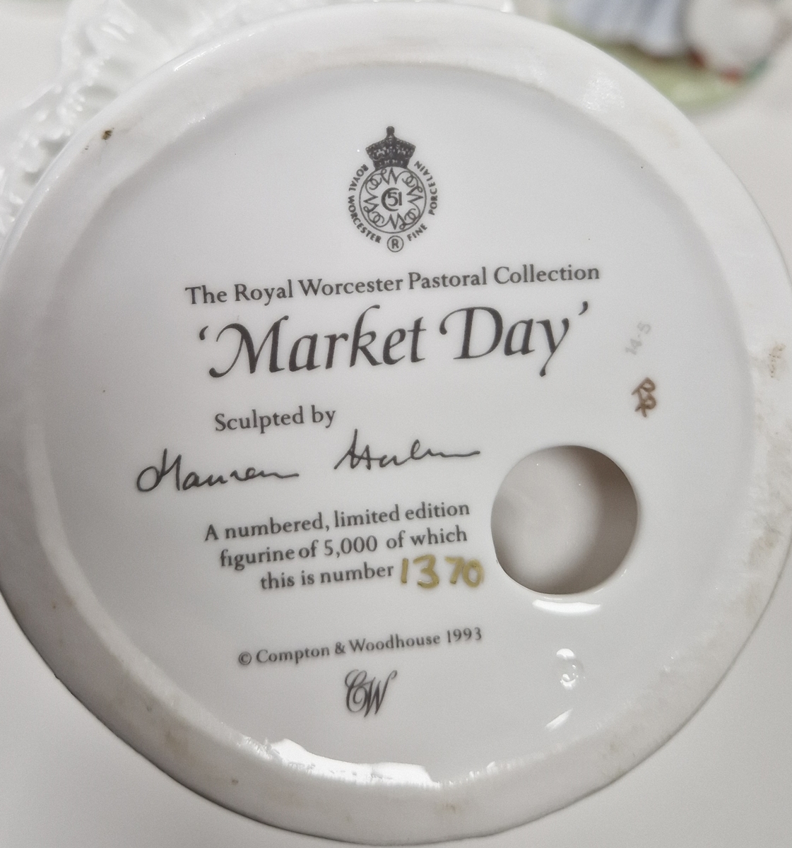 Collection of Royal Worcester, Coalport and Wedgwood limited edition figures, 20th century, - Image 6 of 15