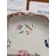 Late 18th century creamware two-handled sugar bowl and cover, perhaps Leeds, painted with rose and - Image 16 of 24